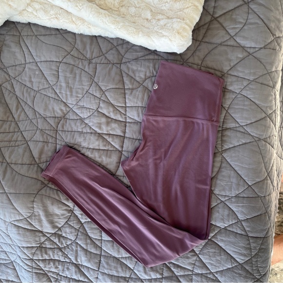 SOLD!! 💔 LULULEMON Align 28" Pant 8 Dusty Mauve RARE Purple High Rise Leggings - Picture 5 of 10